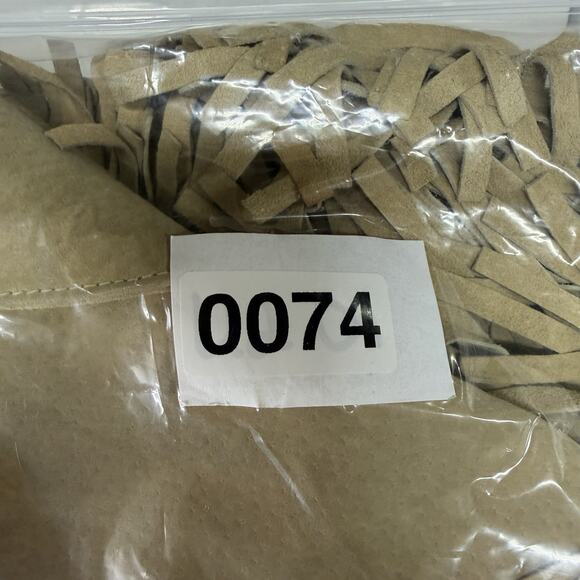 BB Dakota Camel Fringe Leather Jacket - Picture 14 of 14